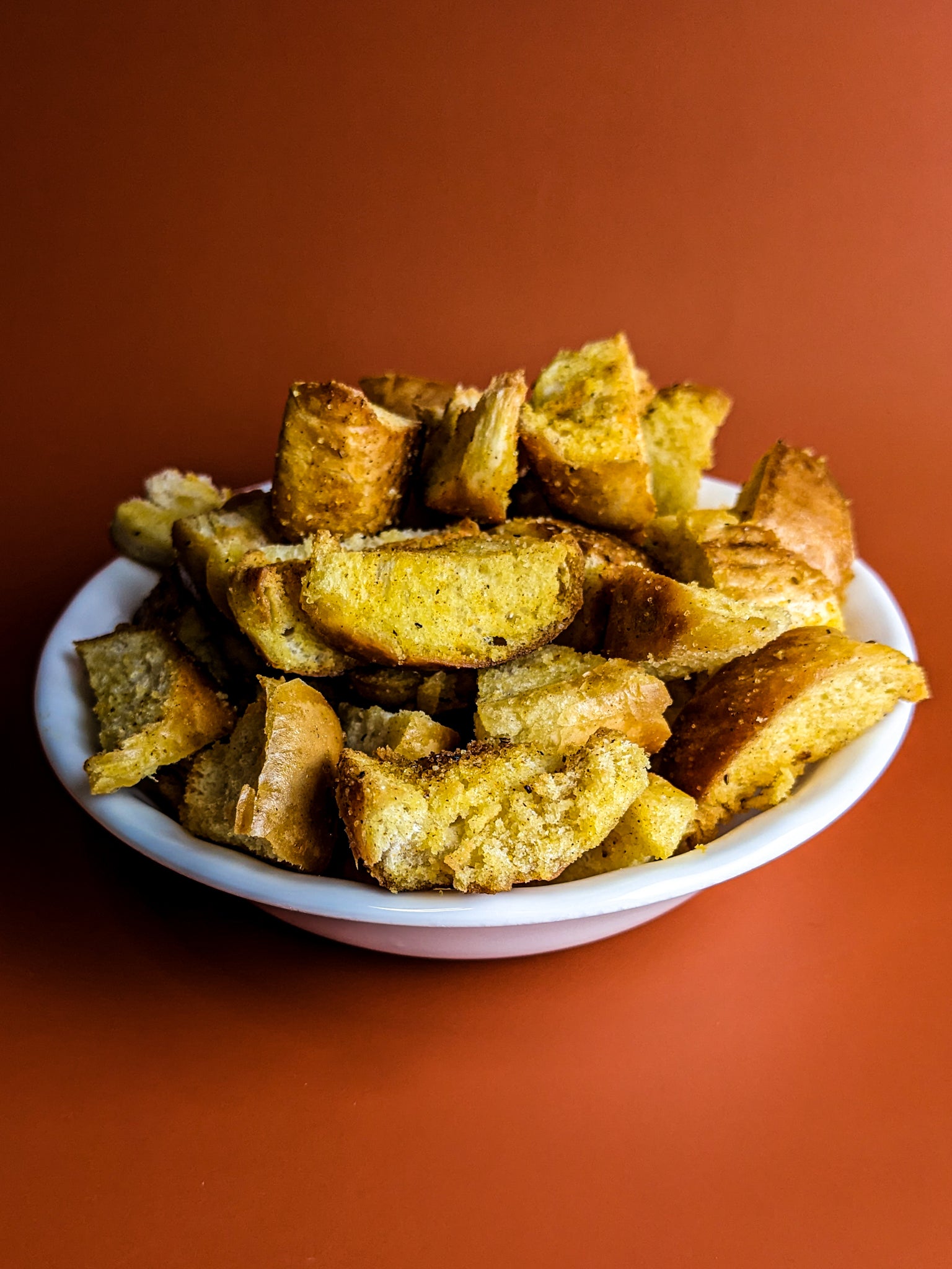 Bagel Bites Mixed With The Salted Rooster Chicken Salt